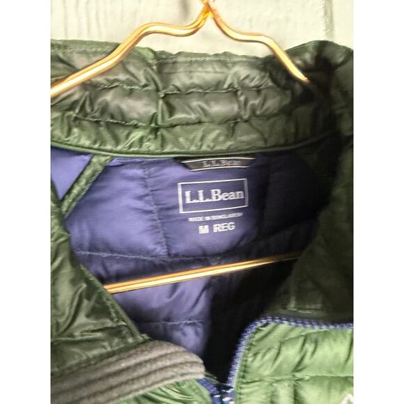 L.L. Bean Men's Ultralight 850 Down Jacket – DownTek – Green – Size M Regular - Picture 7 of 10